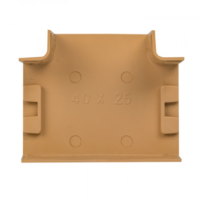 Фотография Угол T-образный (40х25) (4 шт) светлое дерево EKF-Plast, артикул tchl-40-25x4