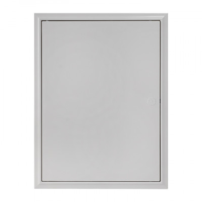 Фотография Люк ревизионный пластик с нажим. замком 300х400 (ШхВ внутр.) EKF Basic, артикул lpnz-300x400