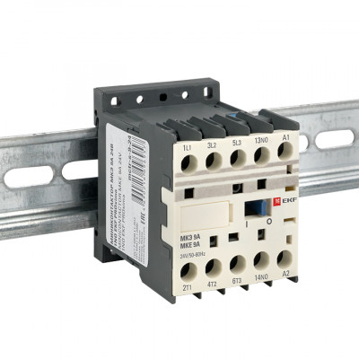 Фотография Миниконтактор МКЭ  9А  24В 1NO EKF PROxima, артикул Mctr-s-9-24