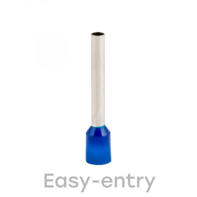 Фотография Наконечник штыревой втулочный  НШвИ 2,5-18 (50шт.) EKF, артикул nhvi-2.5-18