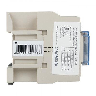 Фотография Контактор КМЭ малогабаритный 18А  24В 1NC EKF PROxima, артикул ctr-s-18-24-nc