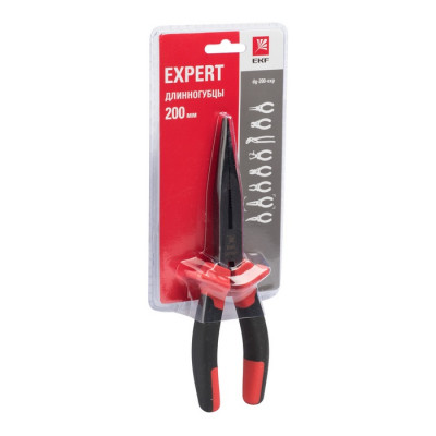 Фотография Длинногубцы Expert 200 мм EKF PROxima, артикул dg-200-exp