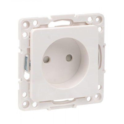 Фотография Стокгольм Механизм Розетки 1-местной б/з 10 А белый с защ. штор. EKF PROxima, артикул EYR10-022-10