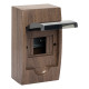 Фотография Щит распределительный навесной ЩРН-П- 4 темное дерево IP41 EKF PROxima, артикул pb40-n-4-dark