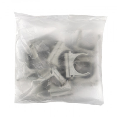 Фотография Крепеж-клипса d25 мм (10 шт) серая EKF-Plast, артикул derj-z-25n-r