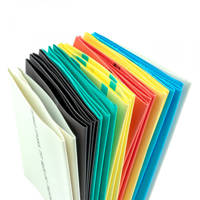 Фотография Термоусаживаемая трубка ТУТ нг 40/20 набор:7 цветов по 3шт. 100мм. EKF PROxima, артикул tut-n-40