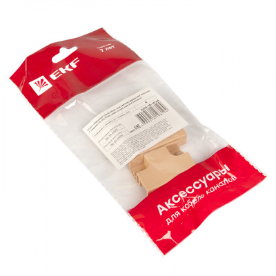 Фотография Угол T-образный (15х10) (4 шт) светлое дерево EKF-Plast, артикул tchl-15-10x4