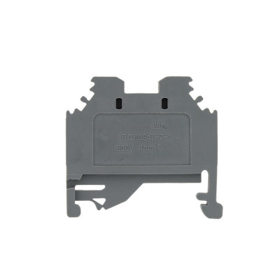 Фотография Колодка клеммная пружинная  JXB-S-6 41А серая EKF PROxima, артикул plc-jxb-s-6g