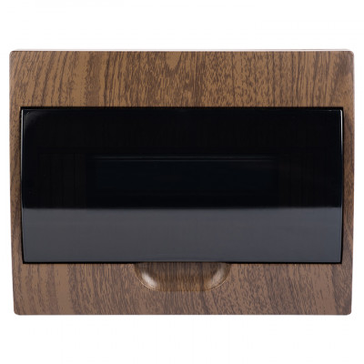 Фотография Щит распределительный навесной ЩРН-П-12 темное дерево IP41 EKF PROxima, артикул pb40-n-12-dark