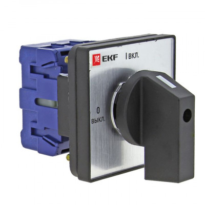 Фотография Переключатель кулачковый ПК-2-13 100А 3P ВКЛ-ВЫКЛ EKF PROxima, артикул pk-2-13-100