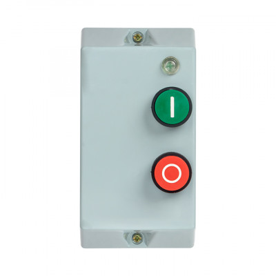 Фотография Пускатель в корпусе IP65 КМЭ 12А 230В с РТЭ и индикатором EKF PROxima, артикул ctrp-r-12-230v-led