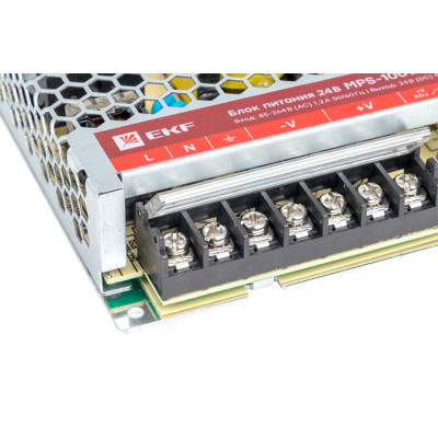 Фотография Блок питания 24В MPS-100W-24 EKF Proxima, артикул mps-100w-24