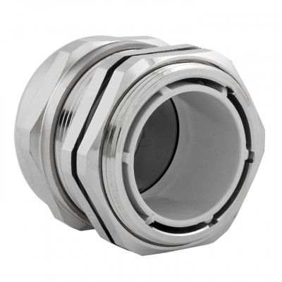 Фотография Сальник металлический MGM48 IP68 d проводника 28-32 мм. PROxima, артикул plc-mgm-48