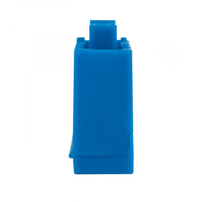 Фотография Шина 0 N (6х9мм) 8 отверстий латунь синий изолированный корпус на DIN-рейку EKF PROxima, артикул sn0-63-8-ib