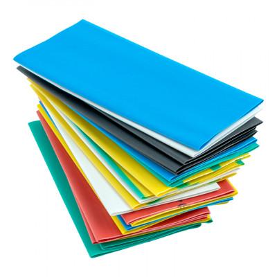 Фотография Термоусаживаемая трубка ТУТ нг 30/15 набор:7 цветов по 3шт. 100мм. EKF PROxima, артикул tut-n-30