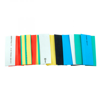 Фотография Термоусаживаемая трубка ТУТ нг 20/10 набор:7 цветов по 3шт. 100мм. EKF PROxima, артикул tut-n-20