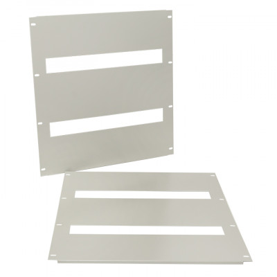 Фотография Комплект пластронов (2шт) высотой 500мм под 2 уровня мод. авт. для ВРУ Unit шириной 600мм EKF PROxima, артикул mb-15-mp-5060n