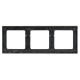 Фотография Стокгольм Рамка 3-местная черная EKF PROxima, артикул EAM-G-302-30