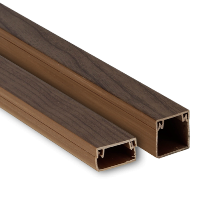 Фотография Канал кабельный (12х12) (120 м) темное дерево EKF-Plast, артикул kk-12-12d