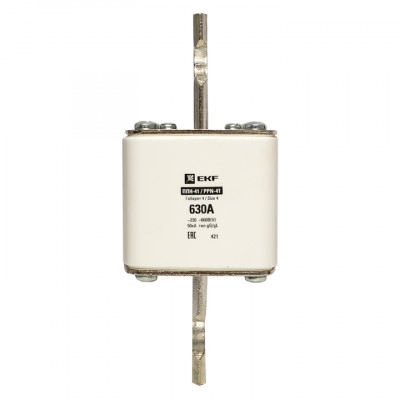 Фотография Плавкая вставка ППН-41 1250/ 630А габарит 4 EKF PROxima, артикул fus-41/1250/630