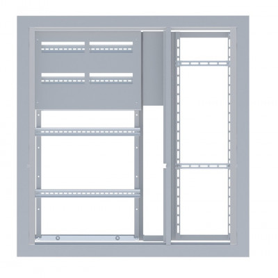 Фотография Щит этажный 4 квартиры усиленный (1000х960х157) IP31 EKF Basic, артикул mb02-v-4-bas