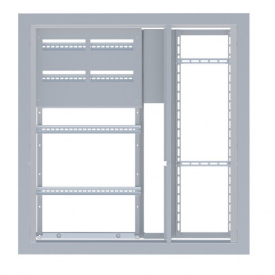 Фотография Щит этажный 3 квартир усиленный (1000х960х157) IP31 EKF Basic, артикул mb02-v-3-bas