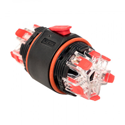 Фотография Кабельный коннектор I-образный разъемный (СМК 5PIN) IP68 FreeTools EKF PROxima, артикул cct-smk5