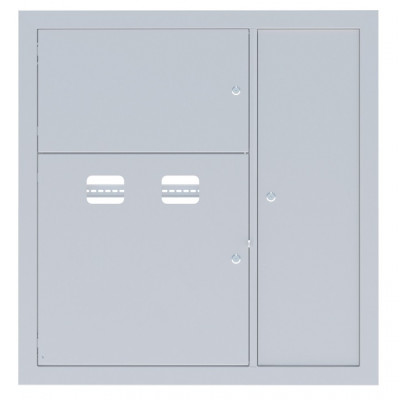 Фотография Щит этажный 2 квартиры усиленный (1000х960х157) IP31 EKF Basic, артикул mb02-v-2-bas