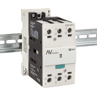 Фотография Контактор КМЭ 65А 230В АС EKF AVERES, артикул ctr-s-70-00-230-av