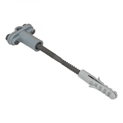 Фотография Держатель фасадный пластиковый скручиваемый L=100мм EKF, артикул lp-44100