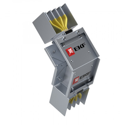 Фотография Угловая вертикальная секция c нестандартным углом 4000 А IP55 AL 3L+N+PE(ШИНА), артикул HPA40EV55A