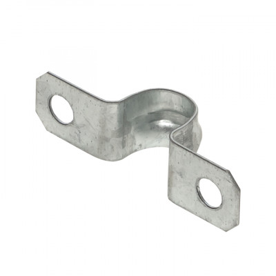 Фотография Скоба металлическая двухлапковая d14-15 мм (10 шт) EKF PROxima, артикул sm-2-14-15-r