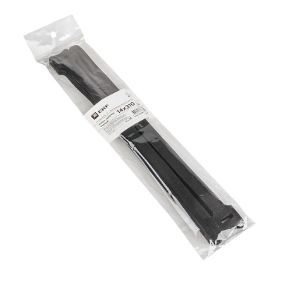 Фотография Хомут-липучка 14х310 мм черный (20 шт) EKF PROxima, артикул hlct-3-b