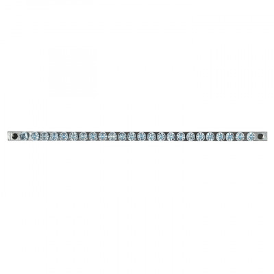 Фотография Шина PEN ноль-земля (6x9мм) 24 отв. цинк крепеж по краям EKF, артикул sn1-63-24-k