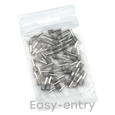 Фотография Наконечник штыревой втулочный изолированный  НШвИ 4,0-9 (50шт.) EKF PROxima, артикул nhvi-4.0-9