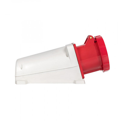 Фотография Розетка стационарная наружная 134 3Р+РЕ 63А 380В IP67 EKF PROxima, артикул ps-134-63-380