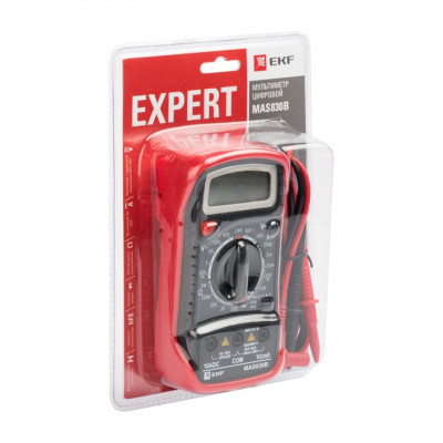Фотография Мультиметр цифровой MAS830B EKF Expert, артикул In-180701-pm830B