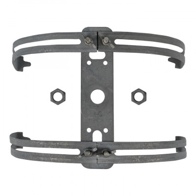 Фотография Держатель молниеприемника 1-2 метра на круглый конек двойной EKF PROxima, артикул lp-04002