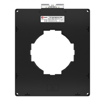Фотография Трансформатор тока ТТЕ-125-1500/5А класс точности 0,5S (большой корпус) EKF PROxima, артикул tte-125B-1500-0.5S