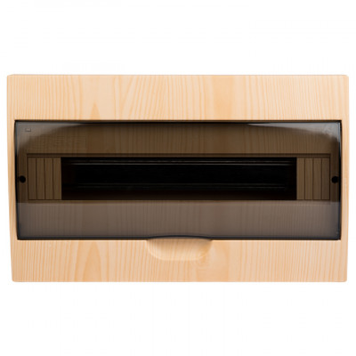 Фотография Щит распределительный навесной ЩРН-П-18 светлое дерево IP41 EKF PROxima, артикул pb40-n-18-light