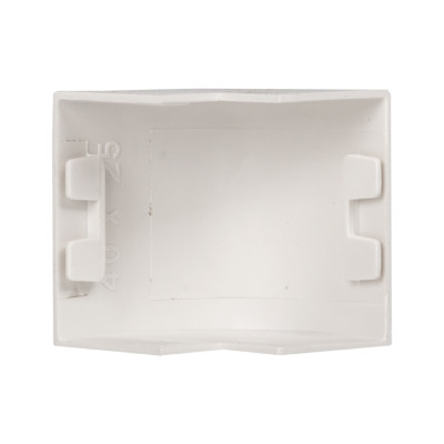 Фотография Угол внешний (40х25) (4 шт) белый EKF-Plast, артикул obw-40-25x4