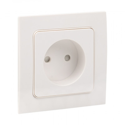 Фотография Стокгольм Механизм Розетки 1-местной б/з 10 А белый с защ. штор. EKF PROxima, артикул EYR10-022-10