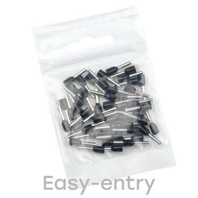 Фотография Наконечник штыревой втулочный изолированный  НШвИ 1,5-8 (50шт.) EKF PROxima, артикул nhvi-1.5-8