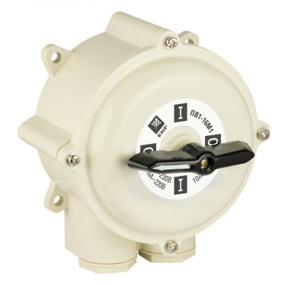 Фотография Пакетный  переключатель ПП 4-16/Н2 М2 пл. IP56 EKF PROxima, артикул pp-4-16-4