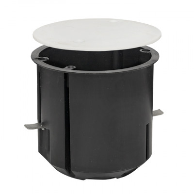 Фотография Коробка универсальная установочная КМП-020-028 углубленная с мет. лапками и крышкой (80х70) розн стикер EKF, артикул plc-kmp-020-028-r