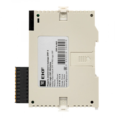Фотография Модуль аналогового вывода EMF 4 PRO-Logic EKF PROxima, артикул EMF-A-4AO