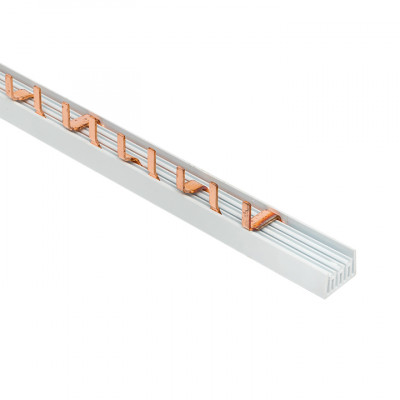 Фотография Шина соед. типа PIN 63A 54 мод. для диф. автоматов (L1N L2N L3N) EKF PROxima, артикул pin-03n-63