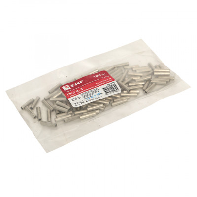 Фотография Гильза соединительная медная луженая ГМЛ 4-3 ГОСТ EKF PROxima, артикул gty-4-3g