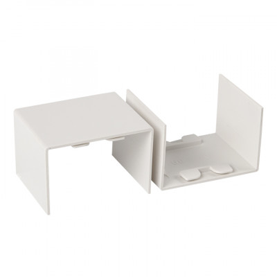 Фотография Соединитель (60х40) (4 шт) белый EKF-Plast, артикул conw-60-40x4