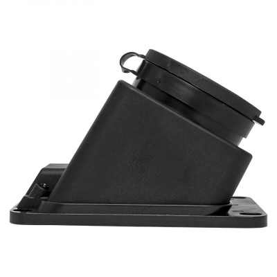 Фотография Розетка настенная с защитной крышкой каучуковая наклонная 380В 3P+PE 32A IP44 EKF, артикул RPS-023-32-380-44